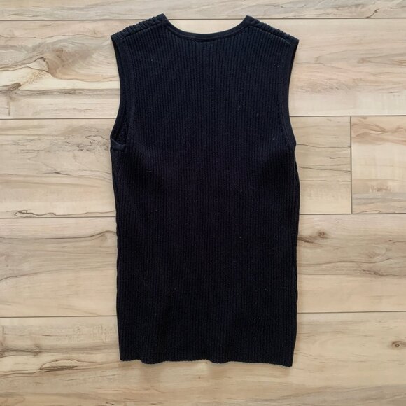 Black Sweater Vest - Picture 2 of 2